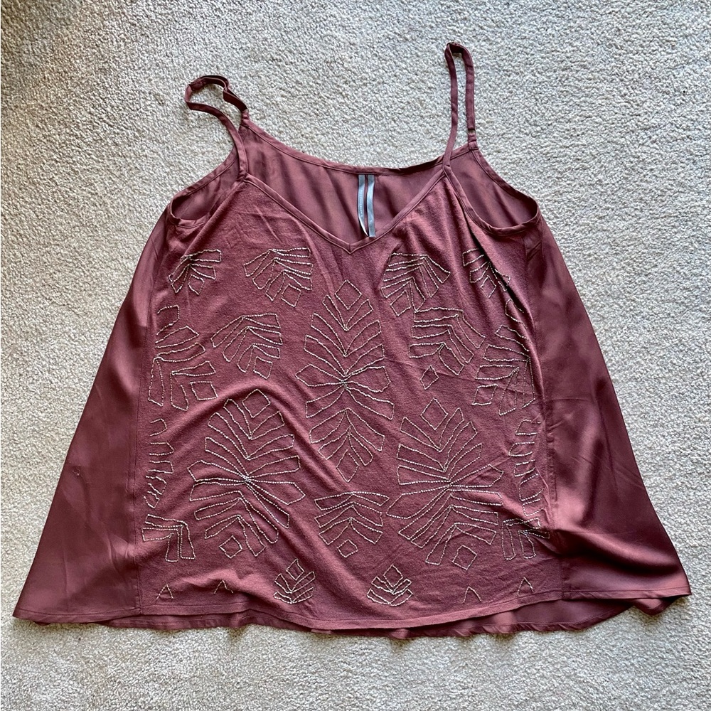 Swingy Beaded Anthropology Camisole